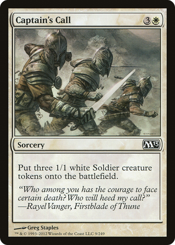 Captain's Call (M13-009)  Foil - Magic 2013