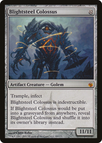 Blightsteel Colossus (MBS-099)  - Mirrodin Besieged