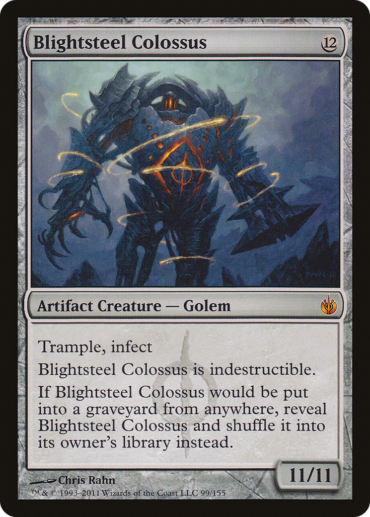 Blightsteel Colossus (MBS-099)  Foil - Mirrodin Besieged