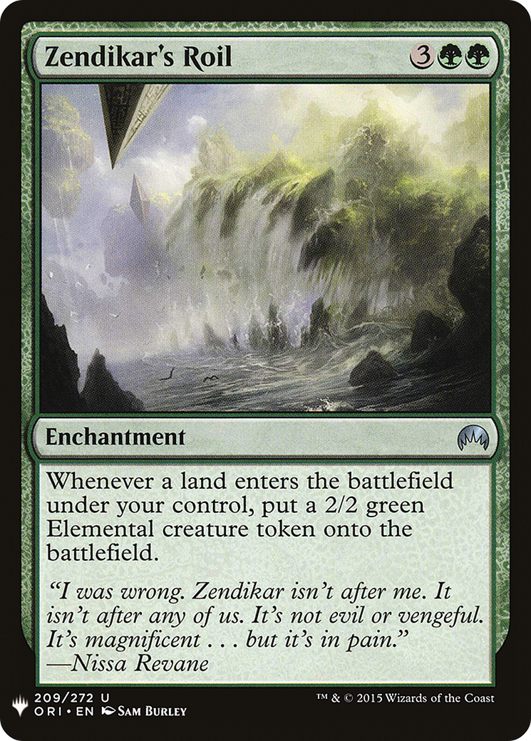 Zendikar's Roil (LIST-209)  - The List