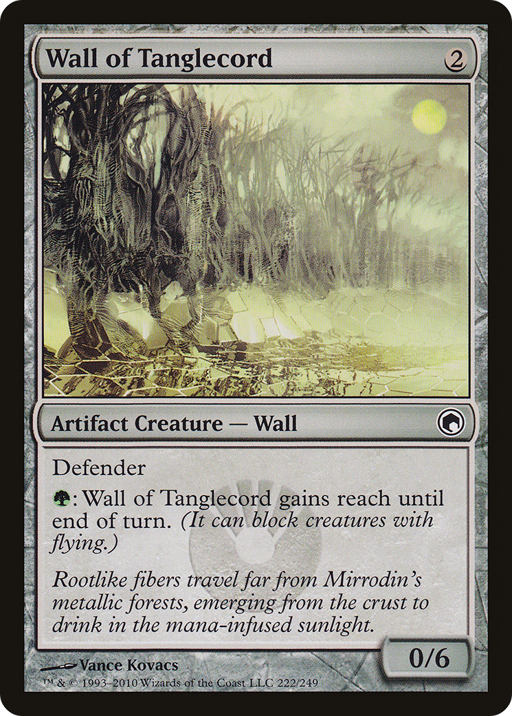 Wall of Tanglecord (SOM-222)  Foil - Scars of Mirrodin