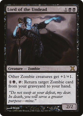 Lord of the Undead (10E-155)  Foil - Tenth Edition