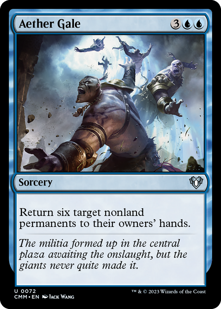 Aether Gale (CMM-072)  - Commander Masters