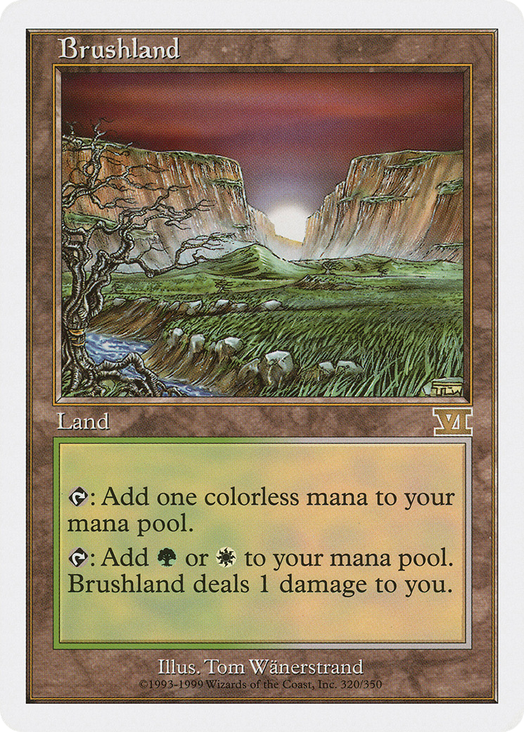 Brushland (6ED-320)  - Classic Sixth Edition