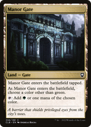 Manor Gate (CLB-356)  Foil - Commander Legends: Battle for Baldur's Gate