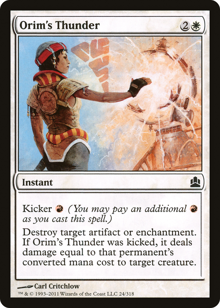 Orim's Thunder (CMD-024)  - Commander 2011
