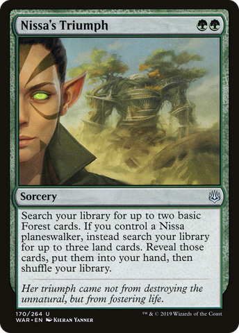 Nissa's Triumph (WAR-170)  - War of the Spark