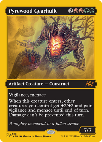 Pyrewood Gearhulk (First-Place Foil) (DFT-488)  Foil - Aetherdrift