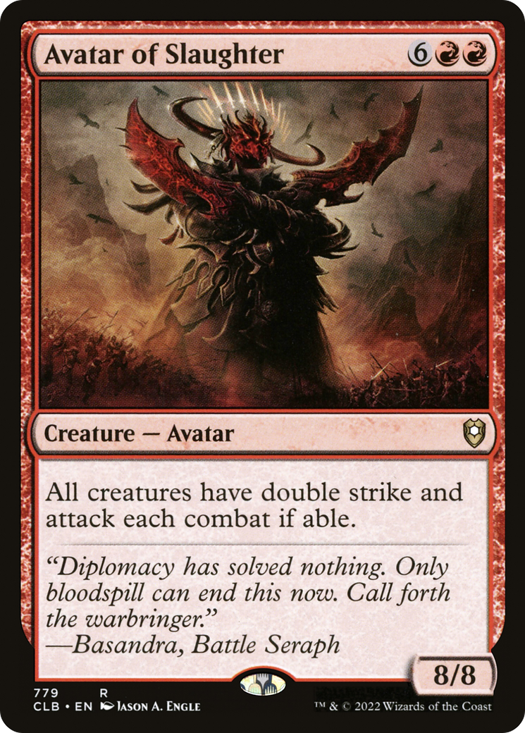 Avatar of Slaughter (CLB-779)  - Commander Legends: Battle for Baldur's Gate
