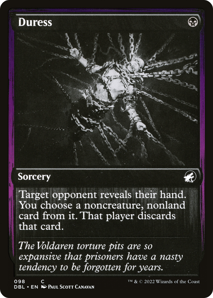 Duress (DBL-098)  - Innistrad: Double Feature