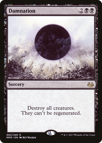 Damnation (MM3-063)  Foil - Modern Masters 2017