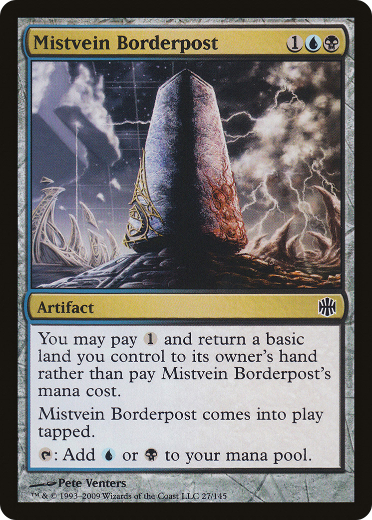 Mistvein Borderpost (ARB-027)  Foil - Alara Reborn