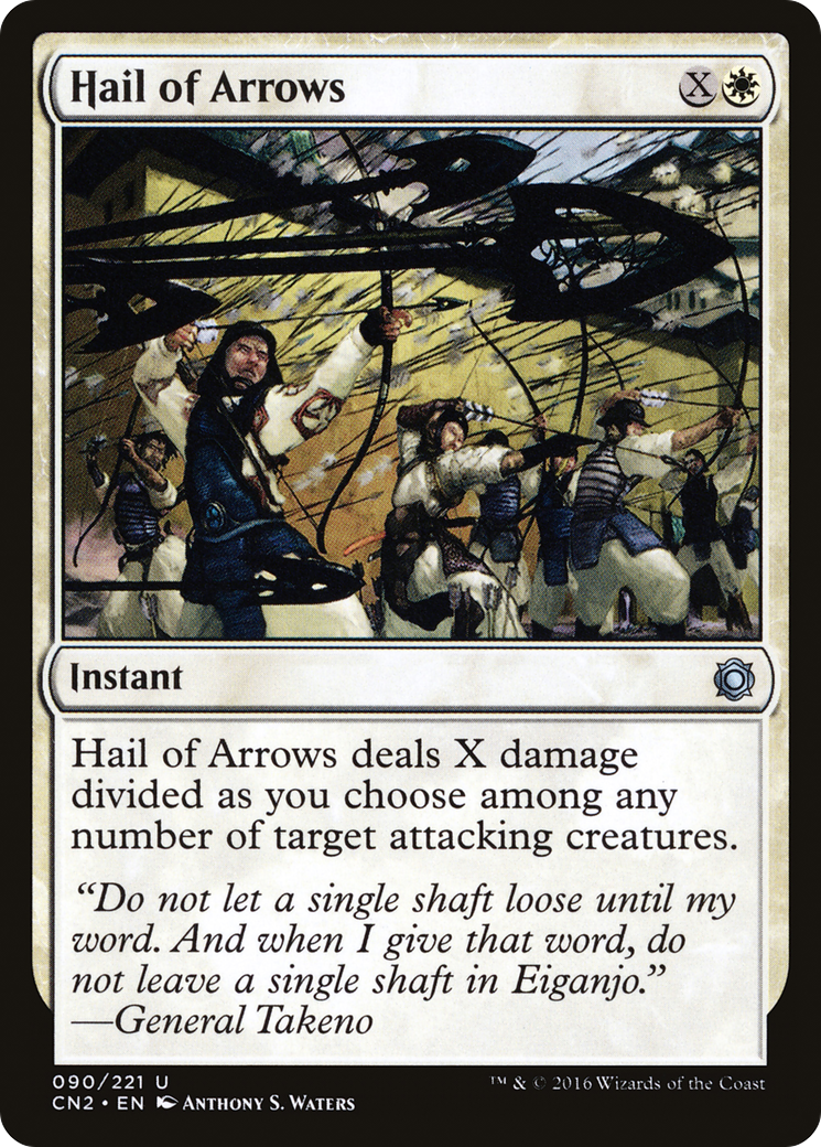 Hail of Arrows (CN2-090)  Foil - Conspiracy: Take the Crown