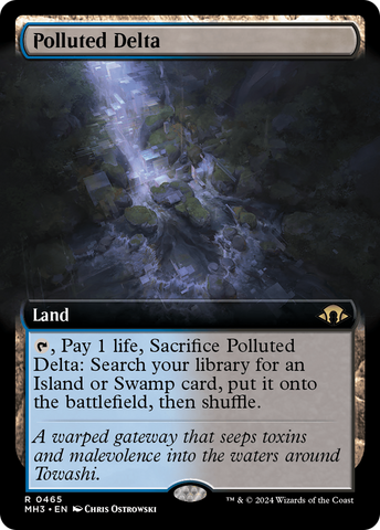 Polluted Delta (Extended Art) (MH3-465)  Foil - Modern Horizons 3: (Extended Art)
