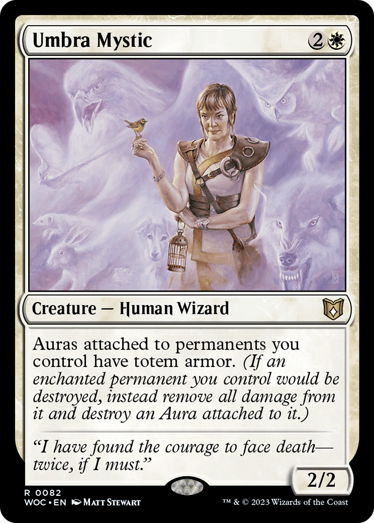 Umbra Mystic (WOC-082)  - Wilds of Eldraine Commander