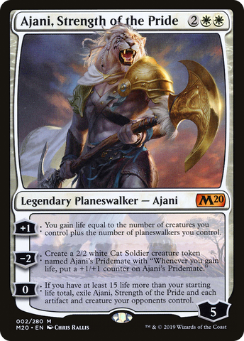 Ajani, Strength of the Pride (M20-002)  - Core Set 2020