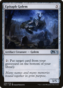 Epitaph Golem (M21-230)  Foil - Core Set 2021