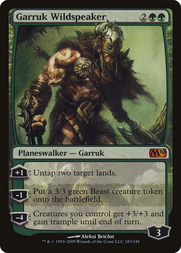Garruk Wildspeaker (M10-183)  Foil - Magic 2010