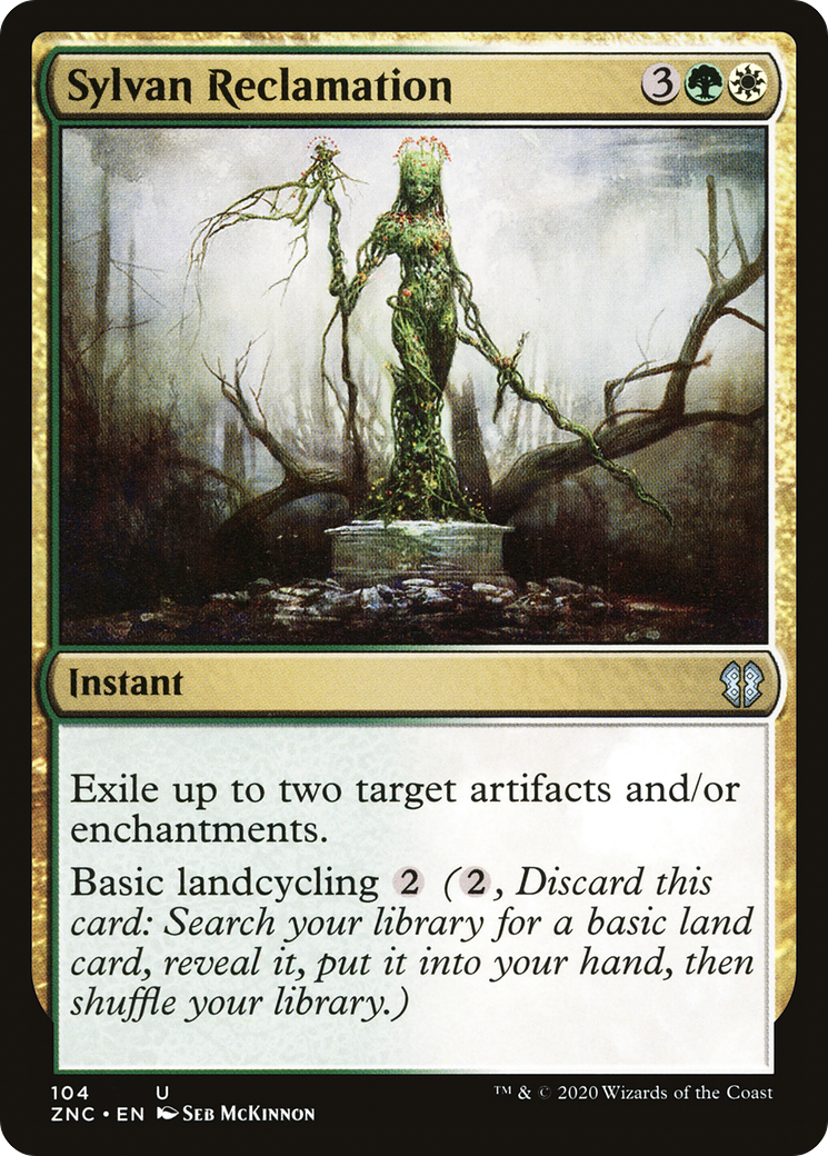 Sylvan Reclamation (ZNC-104)  - Zendikar Rising Commander