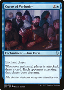 Curse of Verbosity (C17-009)  - Commander 2017