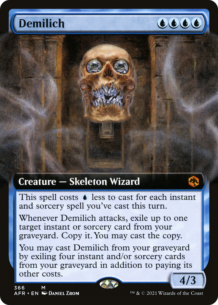 Demilich (Extended Art) (AFR-366)  Foil - Adventures in the Forgotten Realms: (Extended Art)