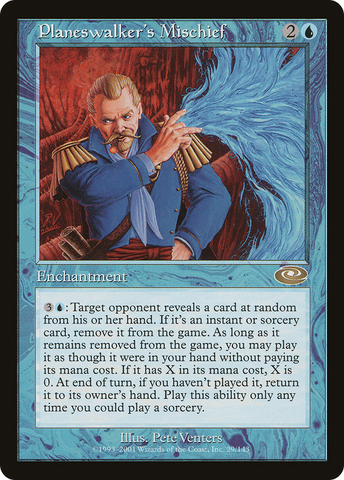 Planeswalker's Mischief (PLS-029)  Foil - Planeshift