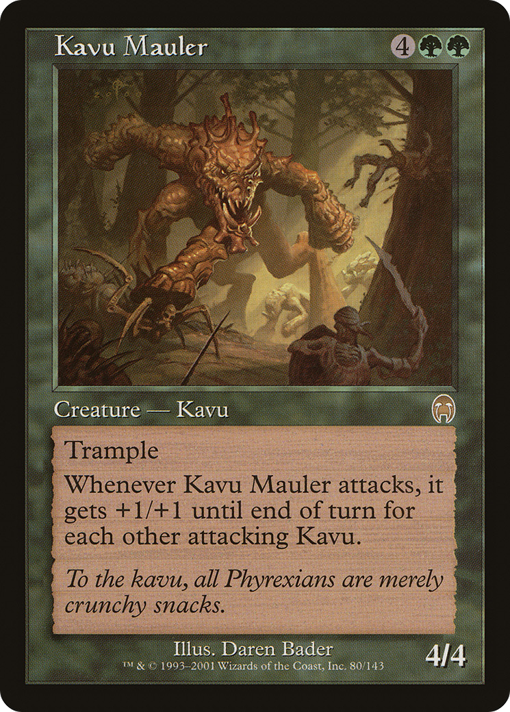 Kavu Mauler (APC-080)  Foil - Apocalypse