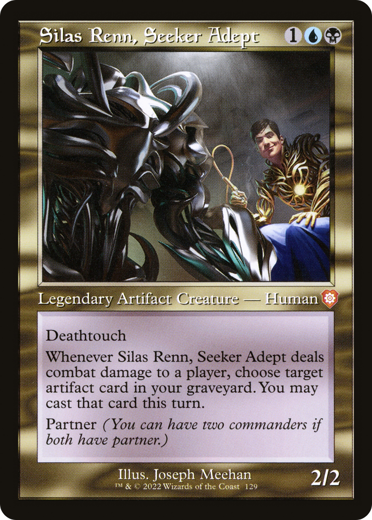 Silas Renn, Seeker Adept (Retro Frame) (BRC-129)  - The Brothers' War Commander