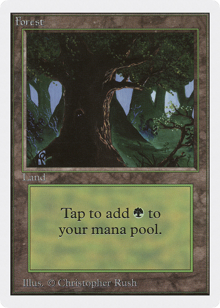 Forest (C) (2ED-)  - Unlimited Edition