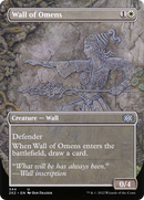 Wall of Omens (Borderless) (2X2-344) - Double Masters 2022 (Borderless) Foil