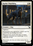 Karlov Watchdog (MKM-020)  Foil - Murders at Karlov Manor