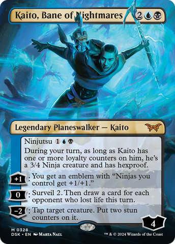 Kaito, Bane of Nightmares (Borderless) (DSK-328)  - Duskmourn: House of Horror