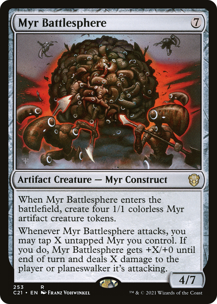 Myr Battlesphere (C21-253)  - Commander 2021