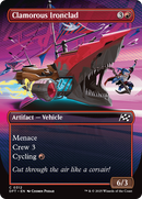 Clamorous Ironclad (Borderless) (DFT-312)  Foil - Aetherdrift