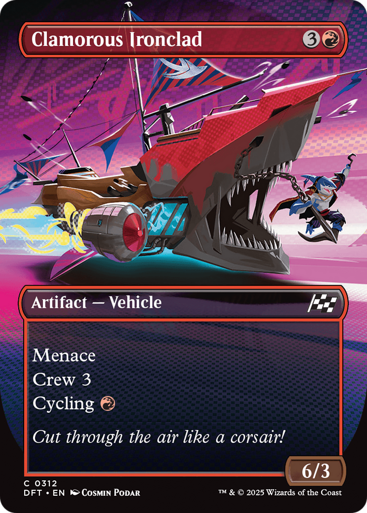 Clamorous Ironclad (Borderless) (DFT-312)  - Aetherdrift