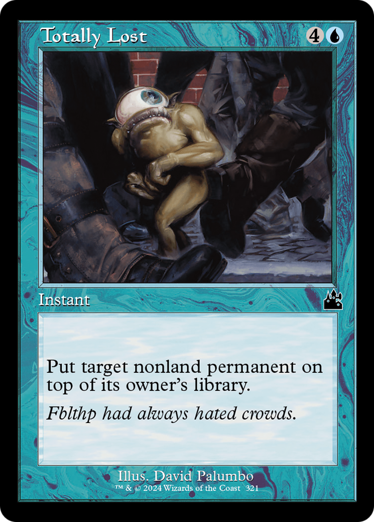Totally Lost (Retro Frame) (RVR-321)  Foil - Ravnica Remastered