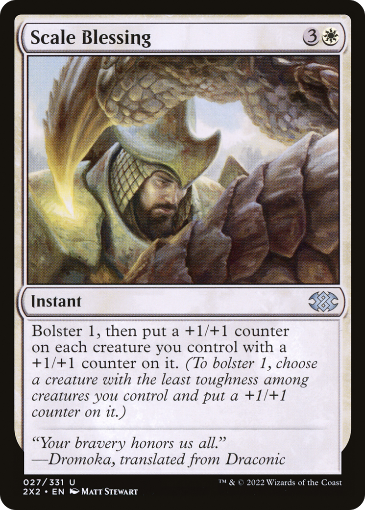 Scale Blessing (2X2-027)  - Double Masters 2022