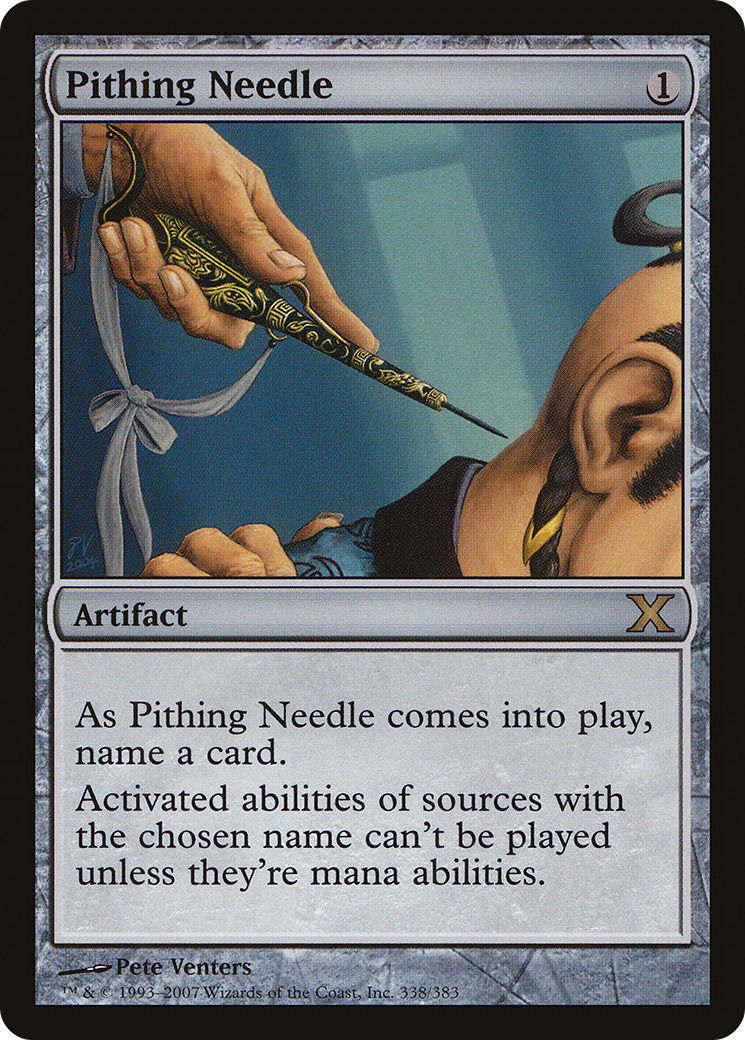 Pithing Needle (10E-338)  Foil - Tenth Edition