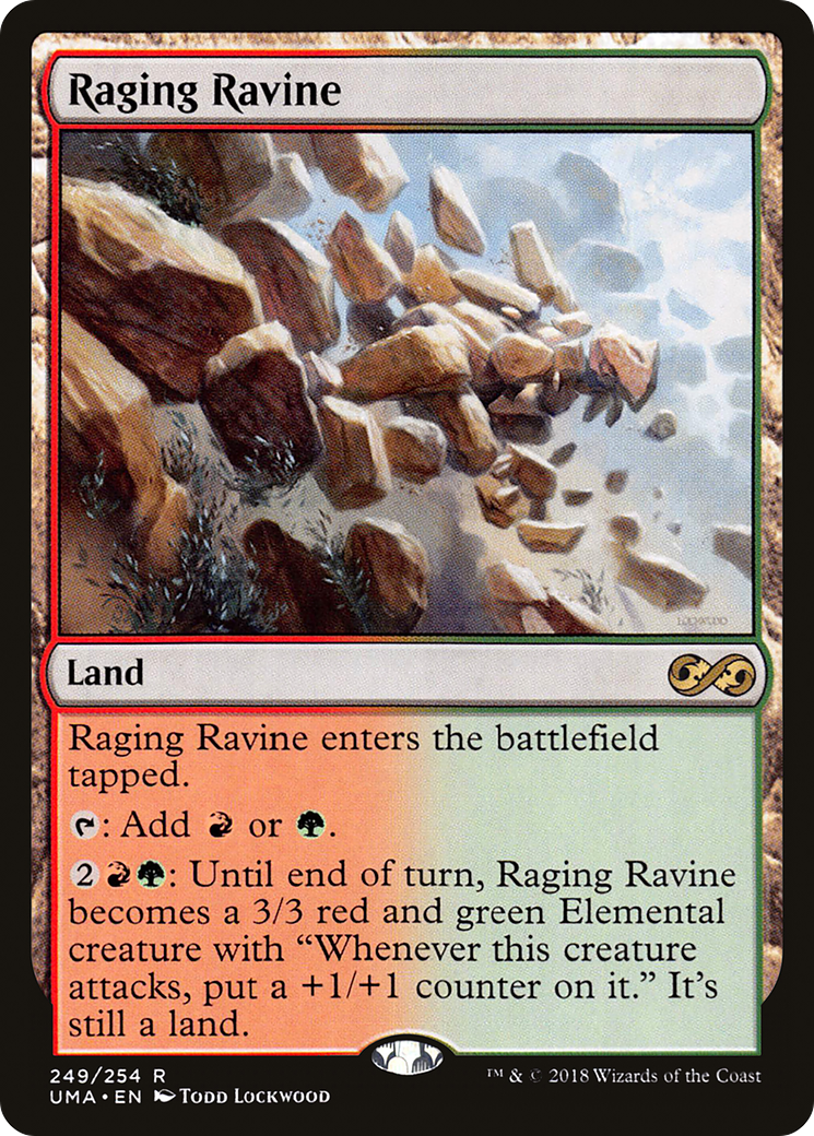 Raging Ravine (UMA-249)  Foil - Ultimate Masters