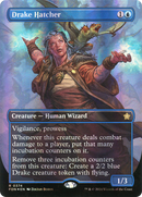Drake Hatcher (Borderless) (Mana Foil) (FDN-374)  Foil - Foundations