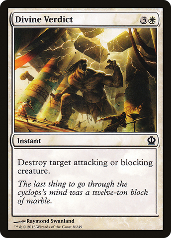 Divine Verdict (THS-008)  Foil - Theros