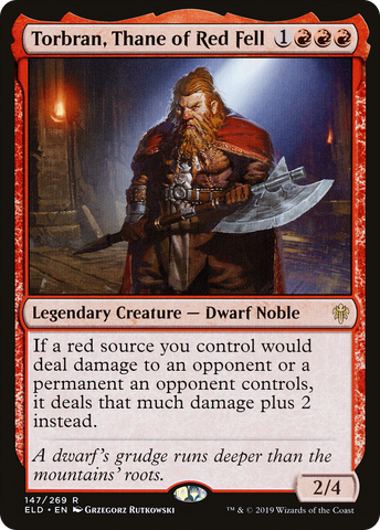 Torbran, Thane of Red Fell (ELD-147)  Foil - Throne of Eldraine