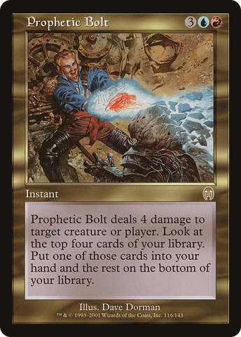Prophetic Bolt (APC-116) - Apocalypse Foil