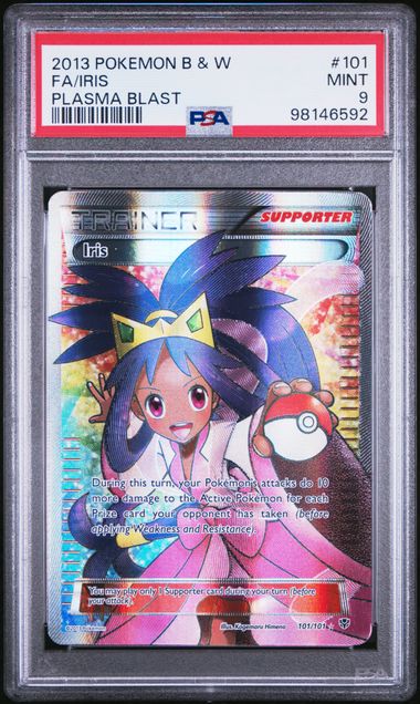 Pokemon Iris Full Art (101/101) [Black & White: Plasma Blast] PSA 9