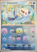 Oshawott (Master Ball Pattern) 021/086  - Holofoil SV White Flare - Common