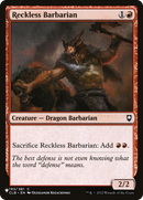 Reckless Barbarian (LIST-CLB-193)  - The List