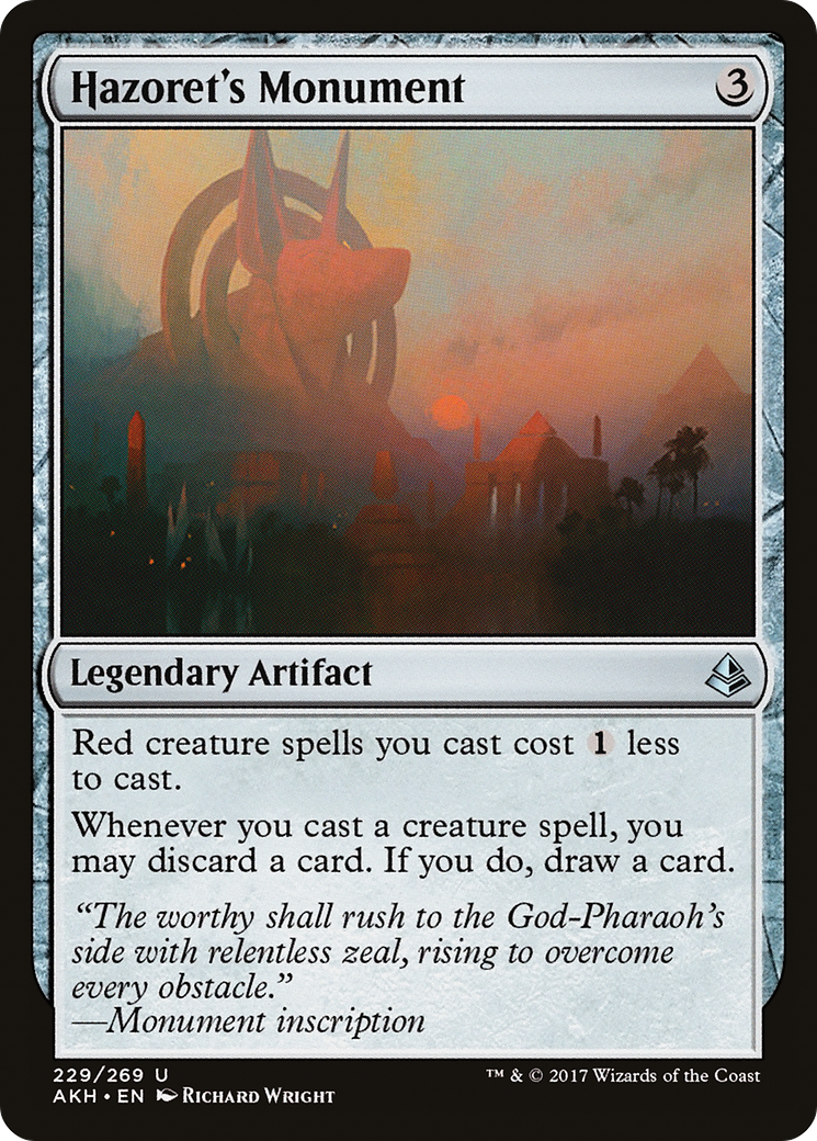 Hazoret's Monument (AKH-229)  Foil - Amonkhet