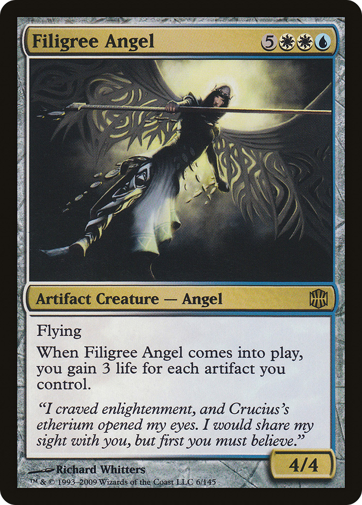 Filigree Angel (ARB-006)  Foil - Alara Reborn