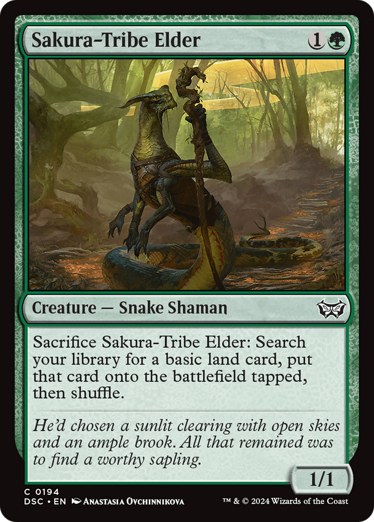 Sakura-Tribe Elder (DSC-194)  - Duskmourn: House of Horror Commander