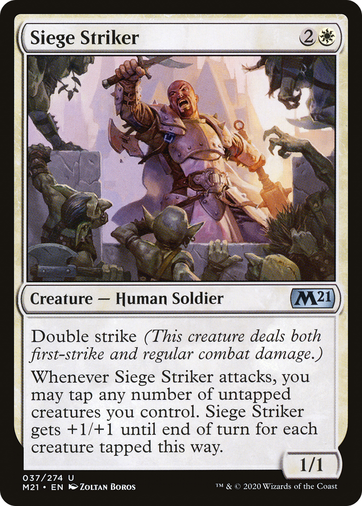 Siege Striker (M21-037)  Foil - Core Set 2021